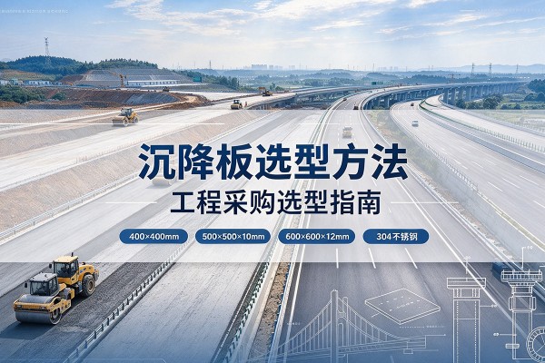 南昌沉降板选择方法