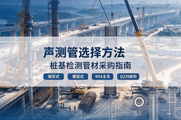 南昌声测管选型标准