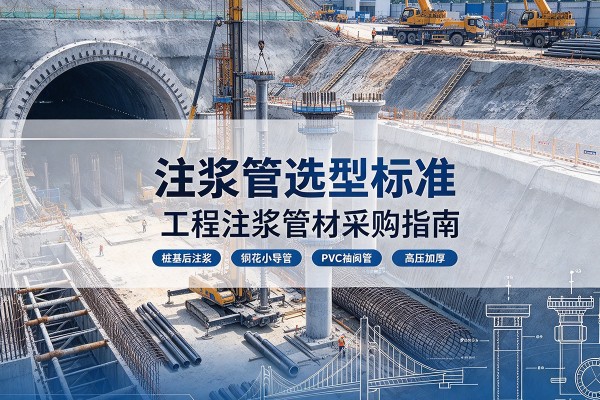 南昌注浆管选型标准