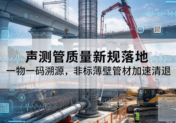 南昌声测管质量新规落地，一物一码溯源，非标薄壁管材加速清退