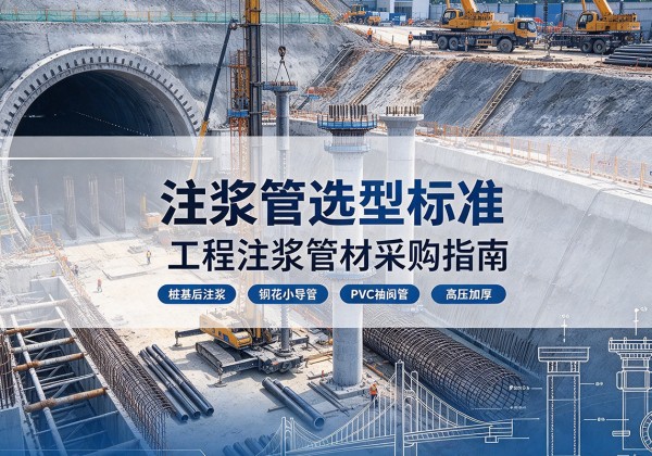 南昌注浆管选型标准